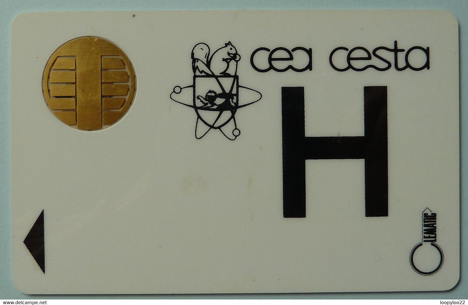 FRANCE - Bull Chip - Smartcard - Cea Cesta H - Security Badge Access Key - Used - Ad Uso Interno