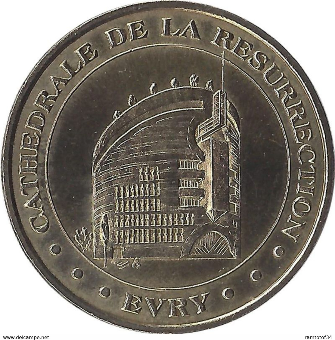 2000 MDP124 - ÉVRY - Cathédrale De La Résurrection / MONNAIE DE PARIS - 2000