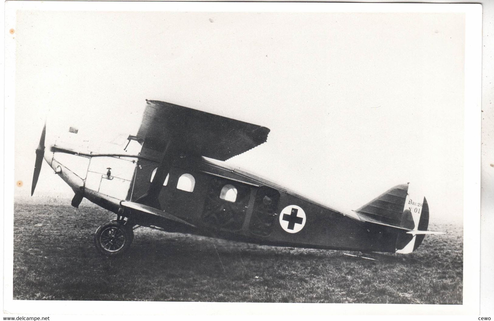 PHOTO   AVION  AVIATION BREGUET BR 26 AMBULANCE - Aviación