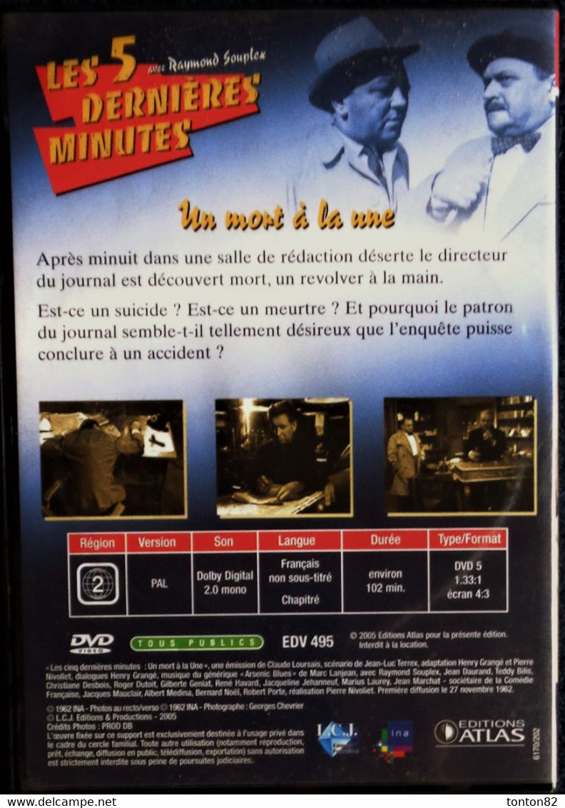 Les 5 Dernières Minutes - Raymond Souplex - Un Mort à La Une . - TV-Reeksen En Programma's