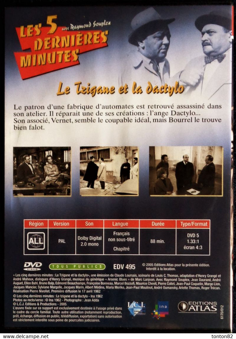 Les 5 Dernières Minutes - Raymond Souplex - Le Tzigane Et La Dactylo . - TV-Reeksen En Programma's