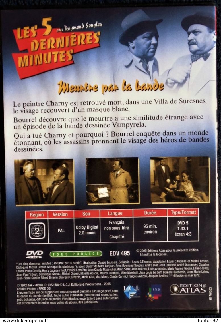 Les 5 Dernières Minutes - Raymond Souplex - Meurtre Par La Bande . - Séries Et Programmes TV