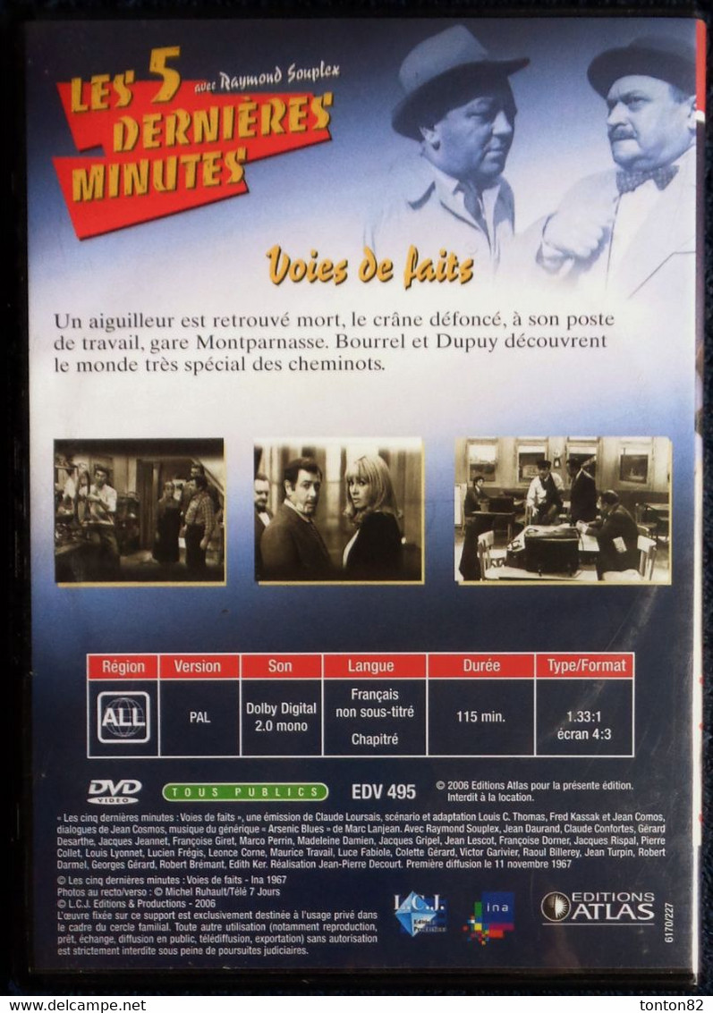 Les 5 Dernières Minutes - Raymond Souplex - Voies De Faits . - TV Shows & Series