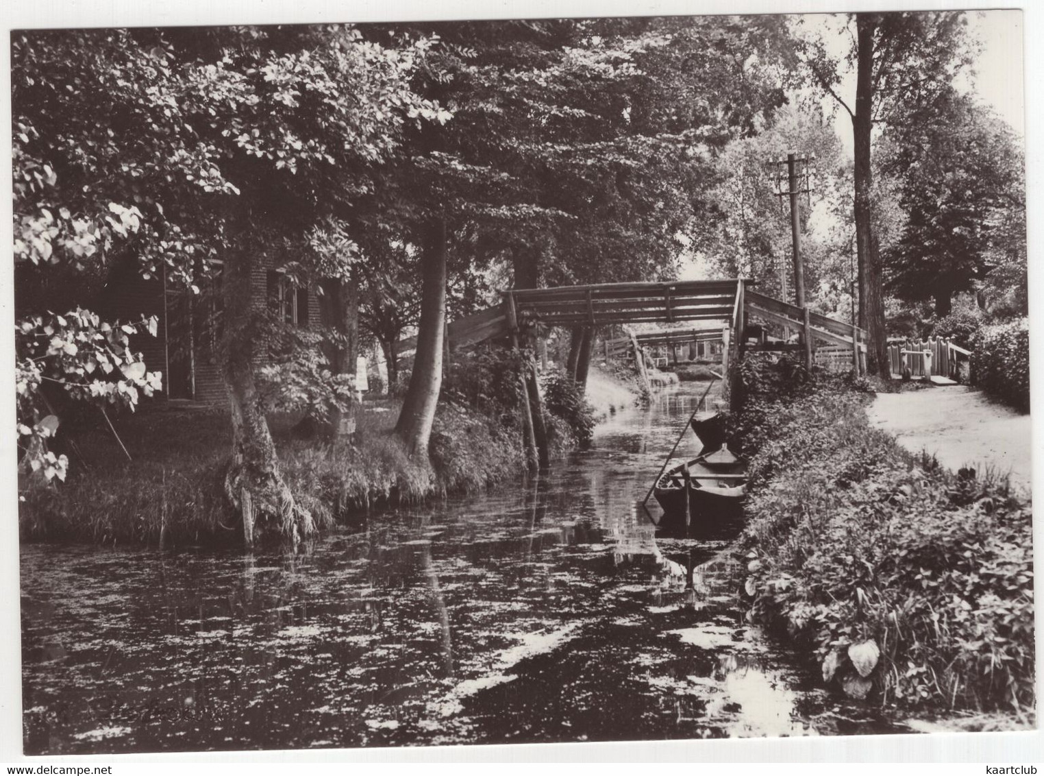 Giethoorn Van Vroeger: Voet- En Vaarweg (1920) - (Overijssel, Nederland / Holland) - No. 13 - Giethoorn