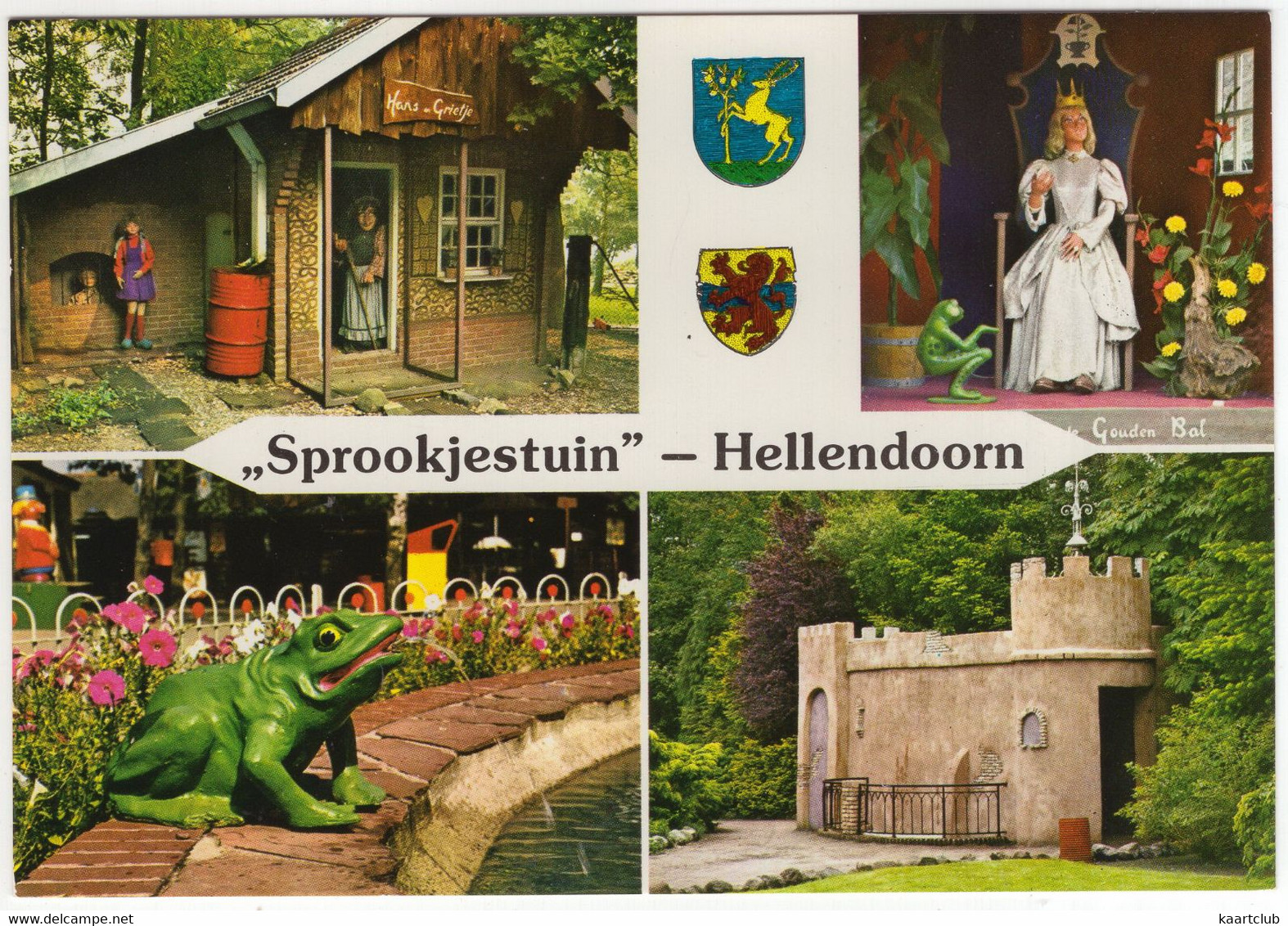 'Sprookjestuin De Elf Provinciën' - Hellendoorn - (Overijssel,Nederland/Holland) - No. L 1665 - O.a 'Gouden Bal', Kikker - Hellendoorn
