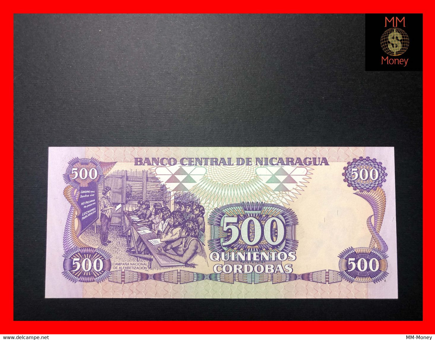 NICARAGUA 500 Cordobas 1985   P.  155   UNC - Nicaragua