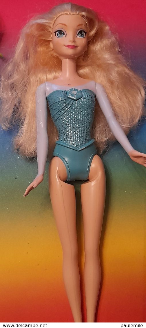 POUPEE  COLLECTION   MATTEL   2014      CHEVEUX  LONG BLOND  PARFAIT ETAT - Barbie