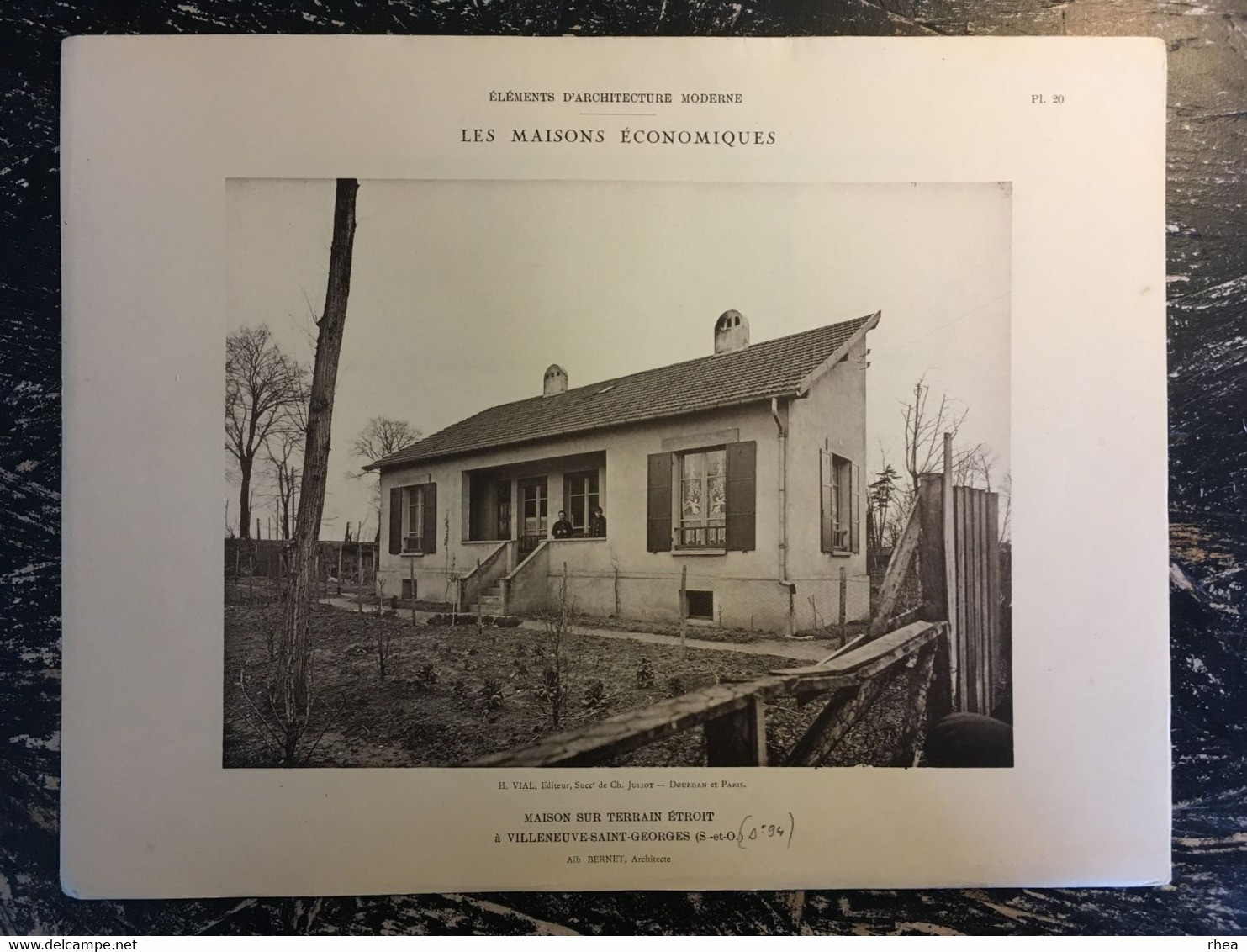 ARCHITECTURE - VILLENEUVE-ST-GEORGES 94 - BERNET Architecte - Les Maisons économiques - Maison Et Plan - 2 Planches - Architektur