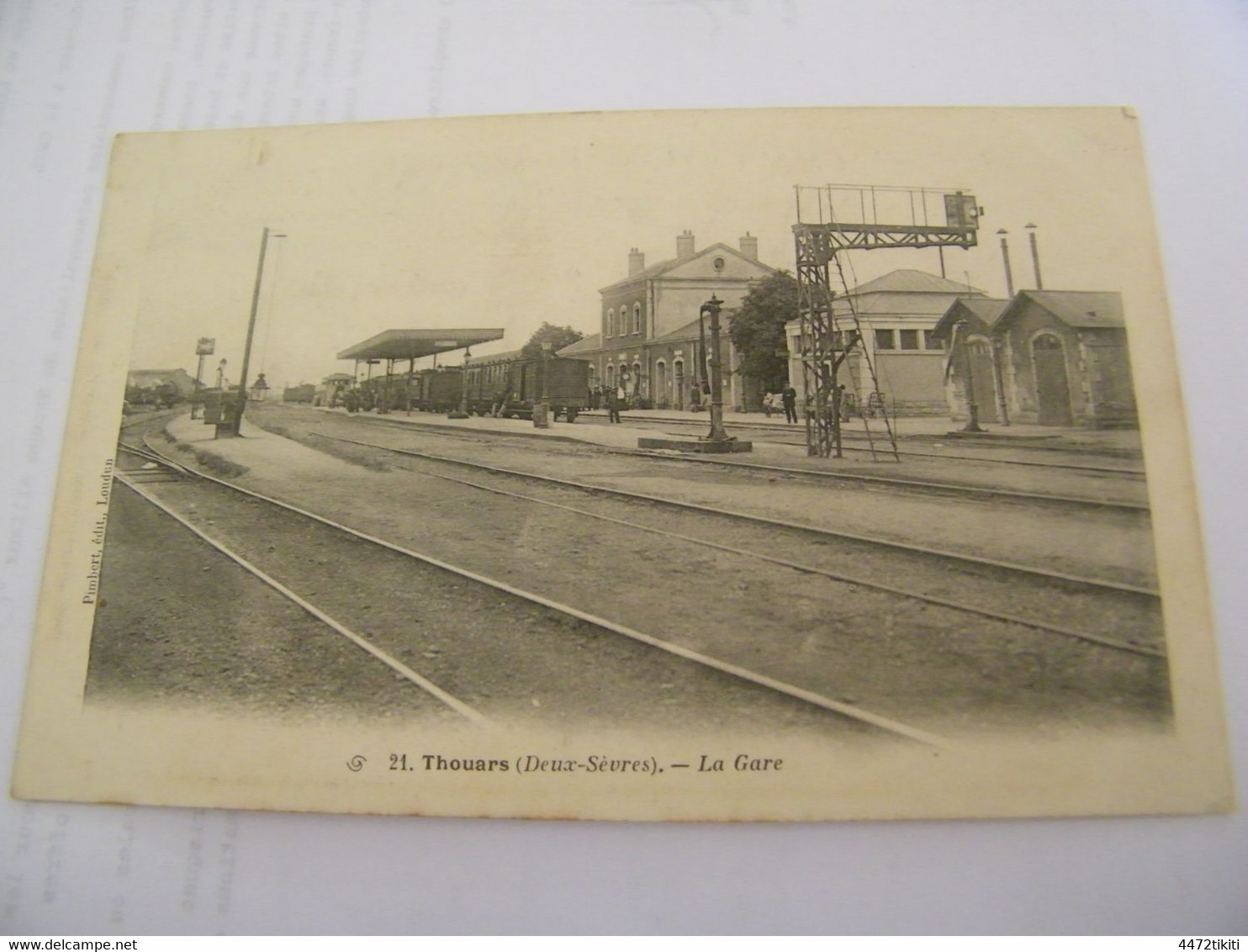 CPA - Thouars (79) - La Gare - Locomotive Train Chemin De Fer - 1910 - SUP  (GE 2) - Thouars