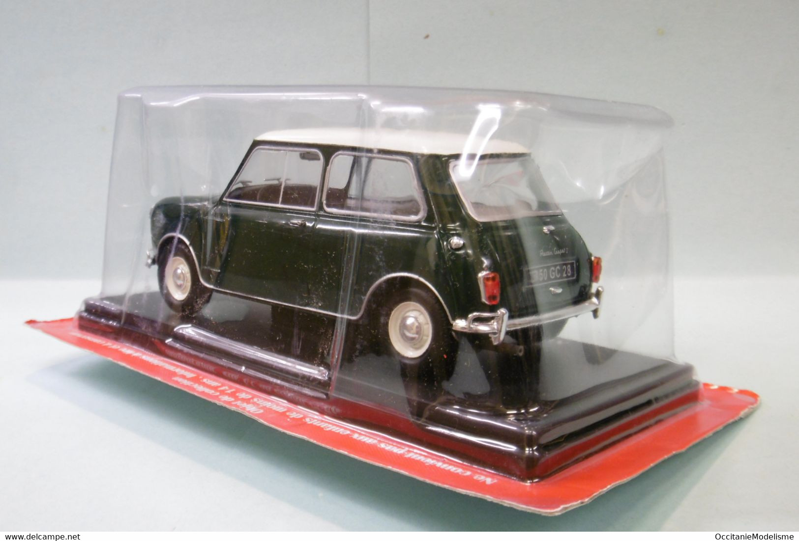 Ixo / Hachette - AUSTIN MINI COOPER S 1965 Vert Neuf 1/24 - Andere & Zonder Classificatie