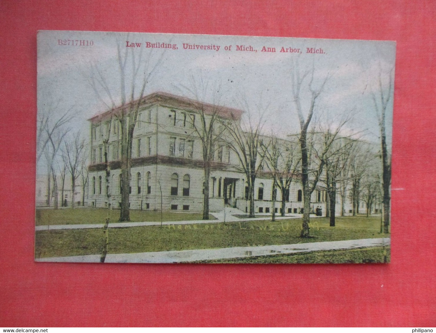 Law Building  University Of Michigan   Ann Arbor Michigan > Ann Arbor   Ref  5345 - Ann Arbor