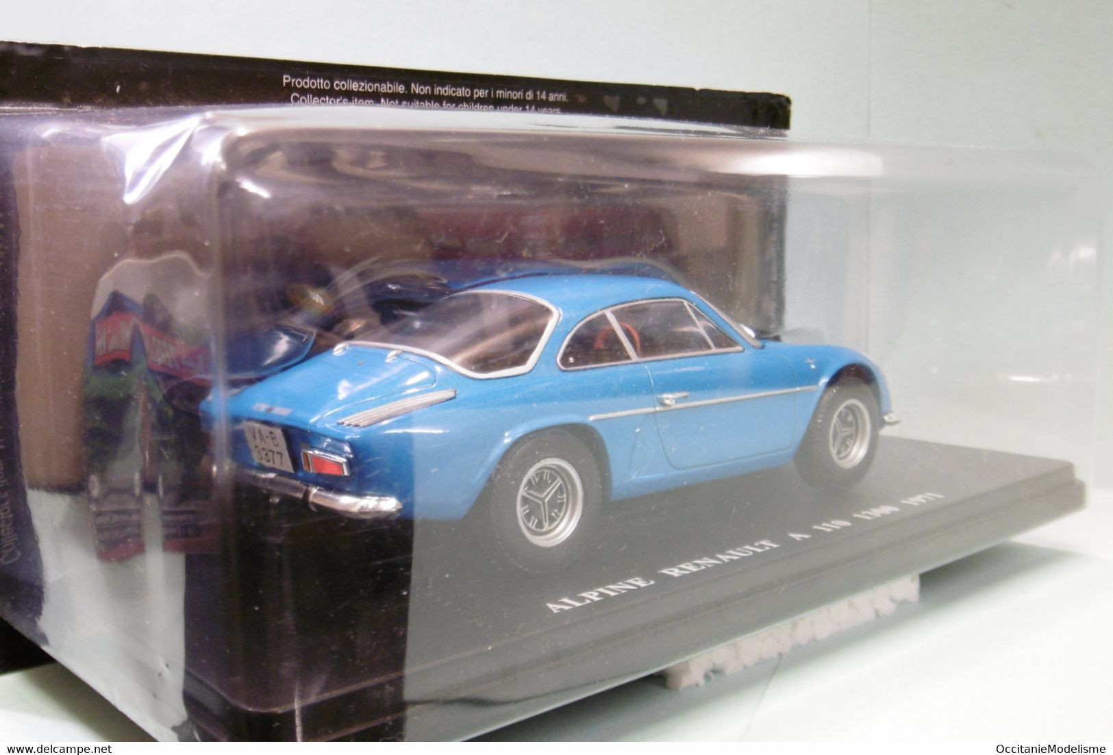 Ixo / Salvat - RENAULT ALPINE A110 1300 1971 Bleu Métallisé Neuf 1/24 - Autres & Non Classés