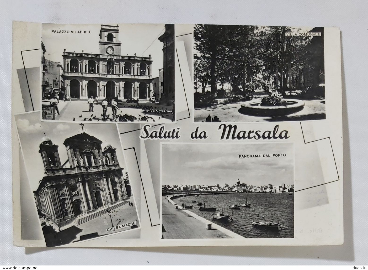 25292 Cartolina - Trapani - Saluti Da Marsala - Vedutine - VG 1960 - Marsala