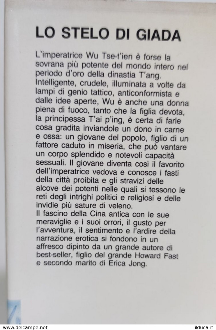 I102144 Jonathan Fast - Lo Stelo Di Giada - Club Degli Editori 1990 - Policíacos Y Suspenso