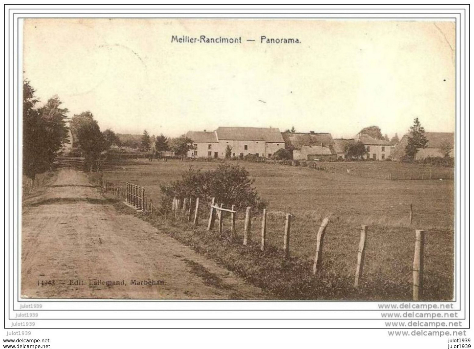 RANCIMONT ..--  MELLIER ..-- LEGLISE ..--  Panorama . 1911 Vers PARIS ( Mme MORANDI ) . Voir Verso . - Leglise