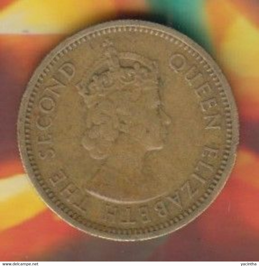 @Y@    Brits  Eastern Group   Caribbean Territories     5 Cent  1955  (4985) - East Caribbean States