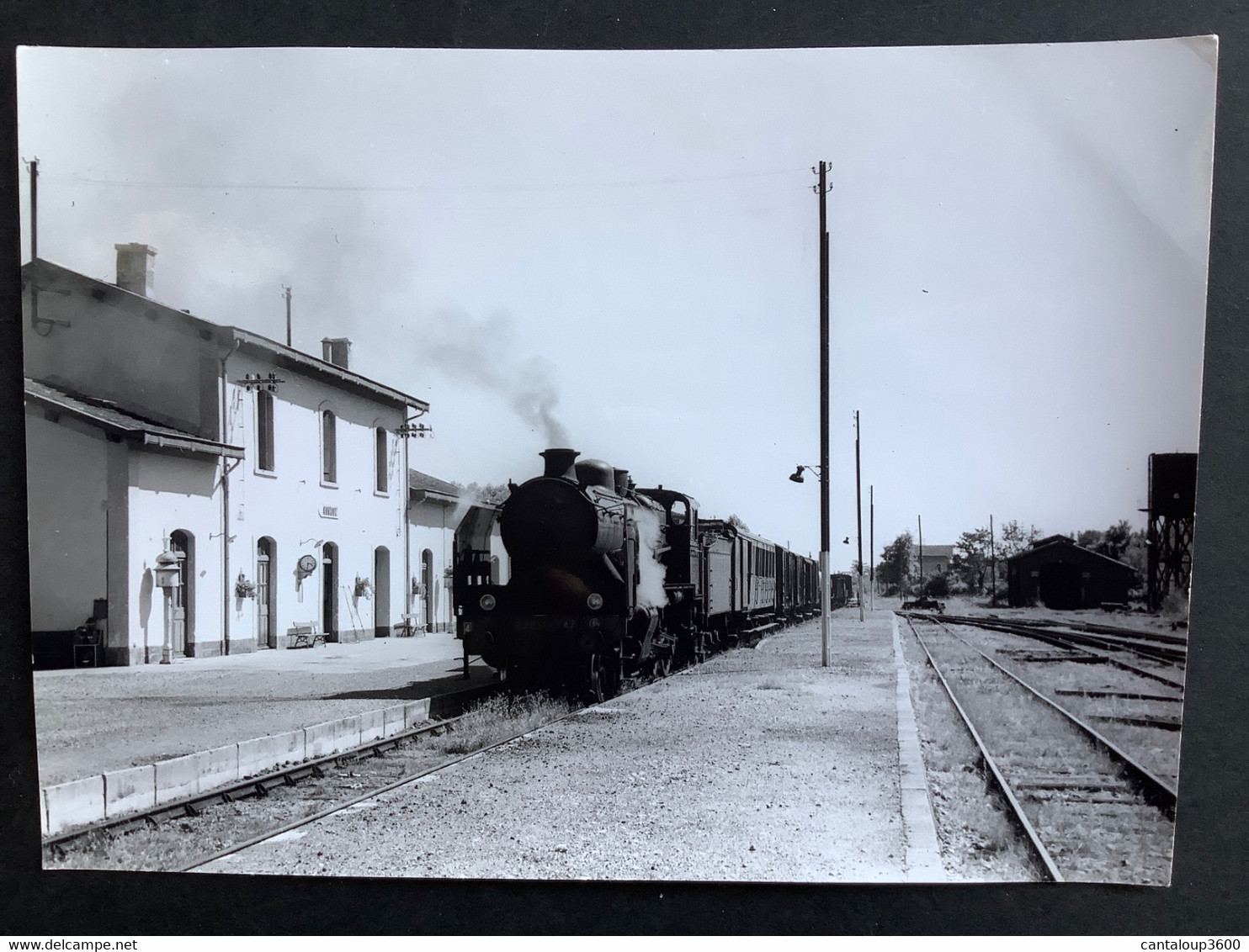 Photo Originale De J.BAZIN : Train  MV De RISLE à PORT- Ste MARIE : En Gare De CONDOM   En 1959 - Trains