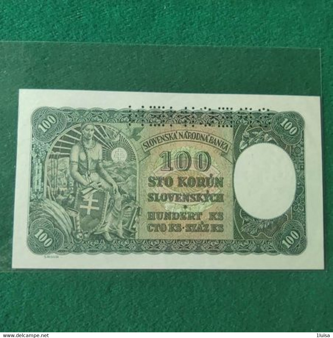 SLOVACCHIA 100 Korun 1940 Specimen - Slovakia