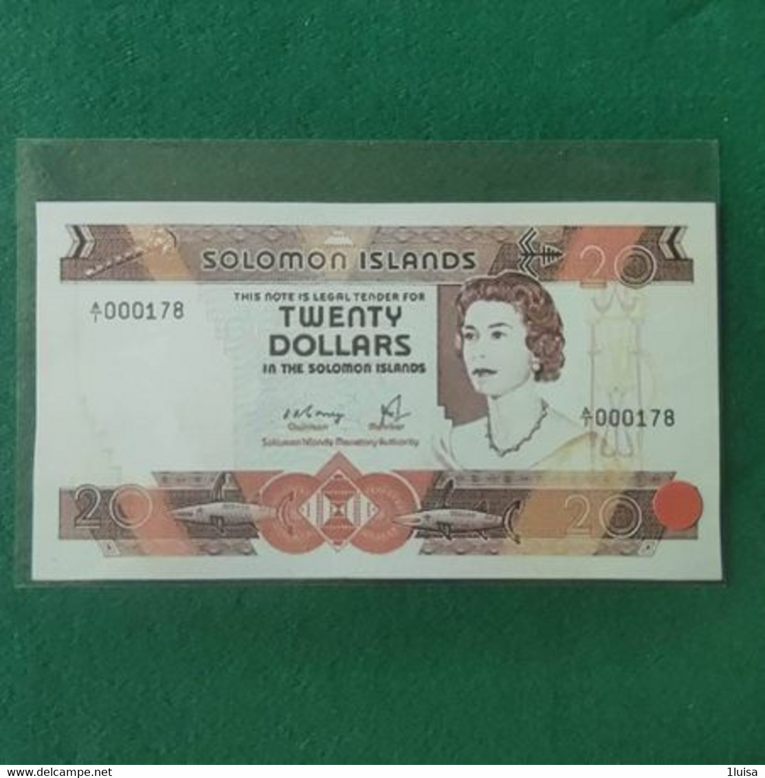 ISOLA SALOMON 20 DOLLARS  1977 COPY - Salomons