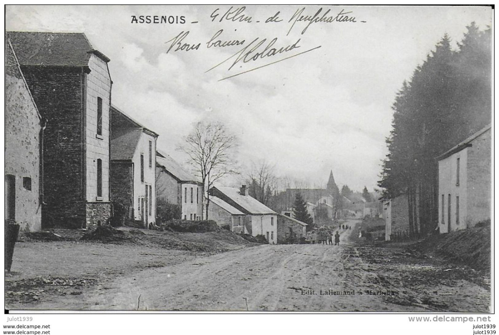 ASSENOIS ..-- LEGLISE ..-- Le Village . Pas Courante . - Leglise