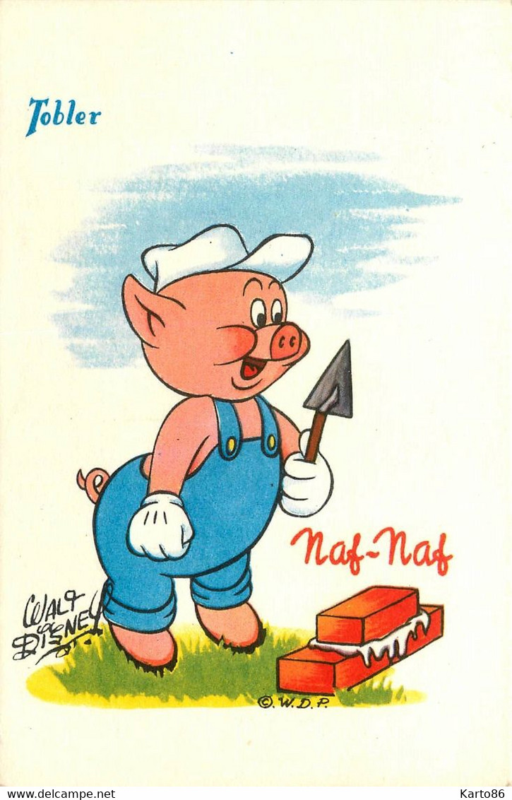 Walt Disney * NAF NAF * Les Trois Petits Cochons * Enfantina Dessin Animé * Tobler - Disneyworld