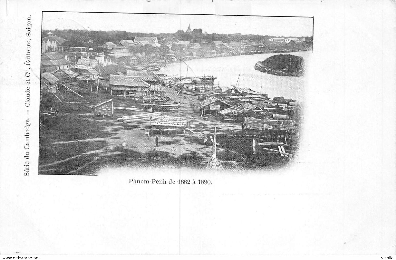 PIE-T-pl-21-5606 : CAMBODGE. PHNOM-PENH DE 1882 A 1890 - Cambodge