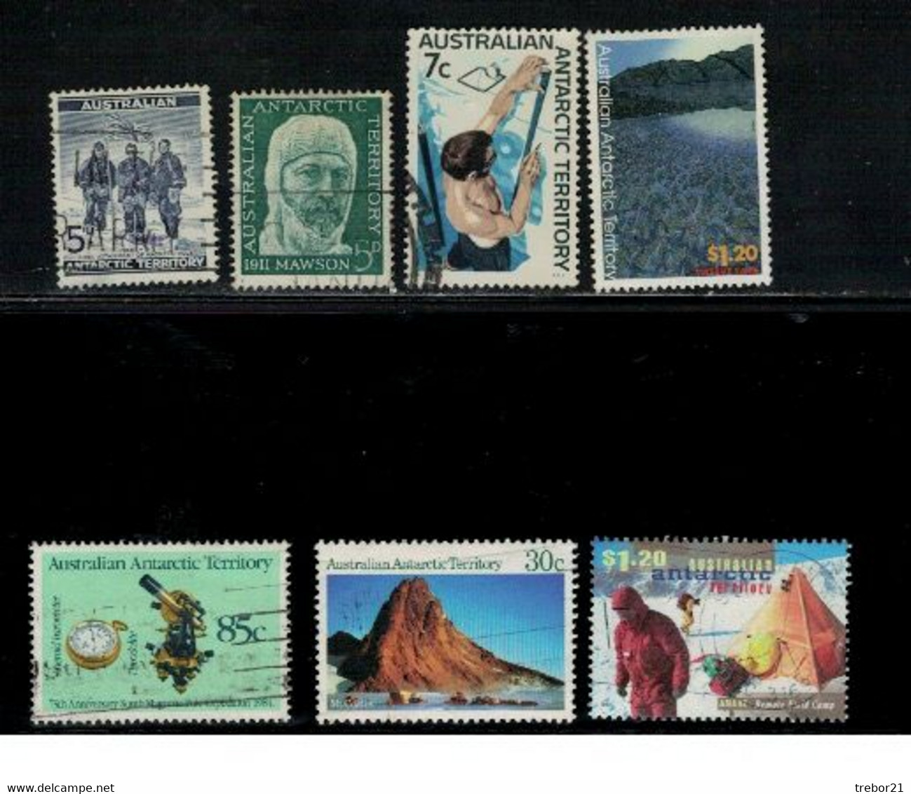 Antartique Australie - Yvert N° 6+9+12+14+62+65+109, - Used Stamps