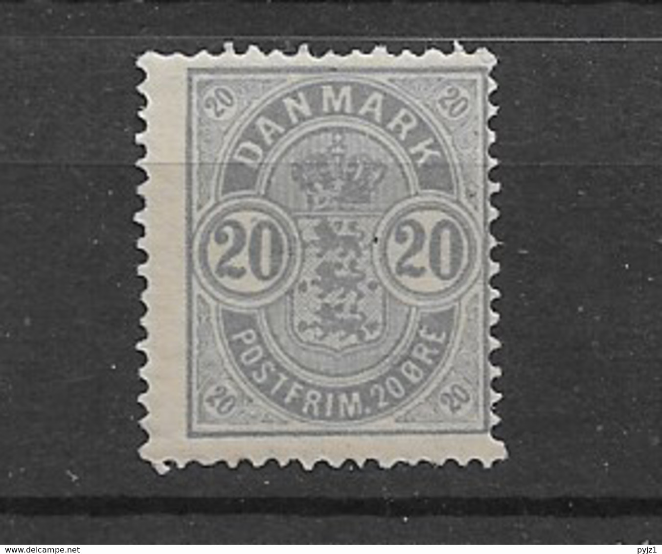 1882 MH Danmark Mi 33 (small Corner Nrs) - Unused Stamps