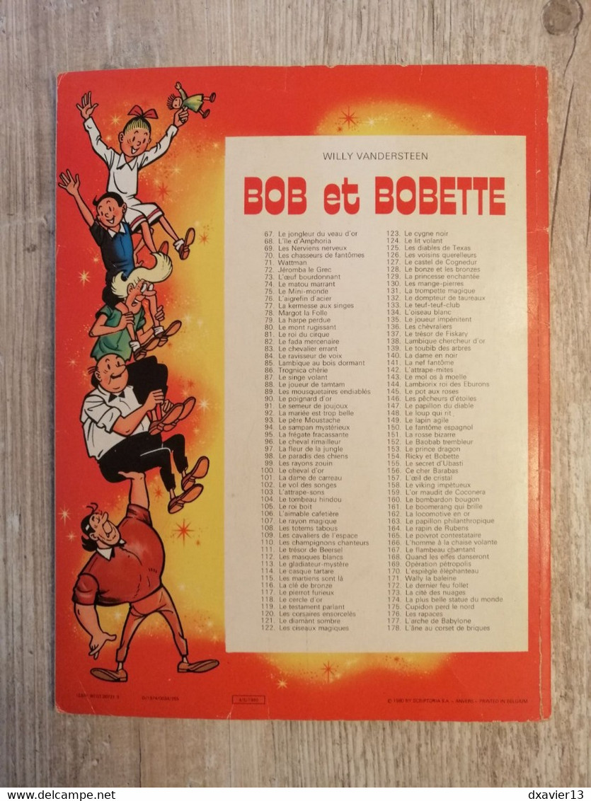 Bande Dessinée - Bob Et Bobette 151 - La Rose Bizarre (1980) - Bob Et Bobette
