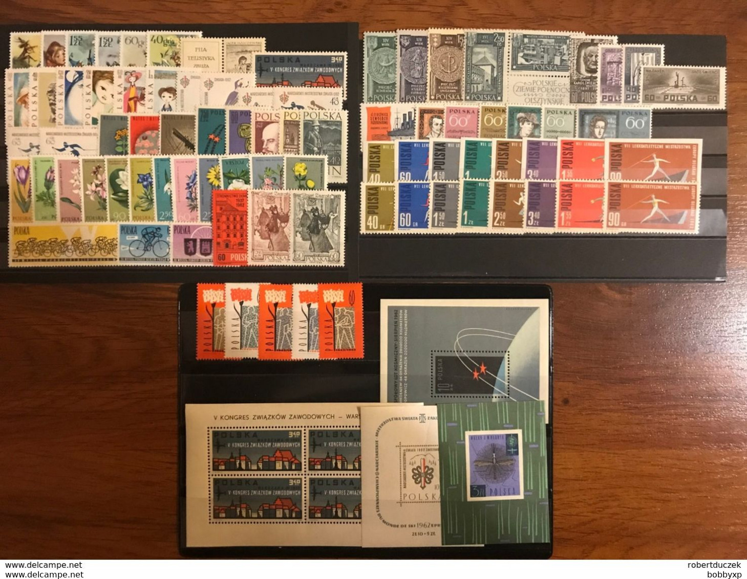 Poland 1962 Complete Year Set. 86 Stamps And 4 Souvenir Sheets. MNH** - Volledige Jaargang