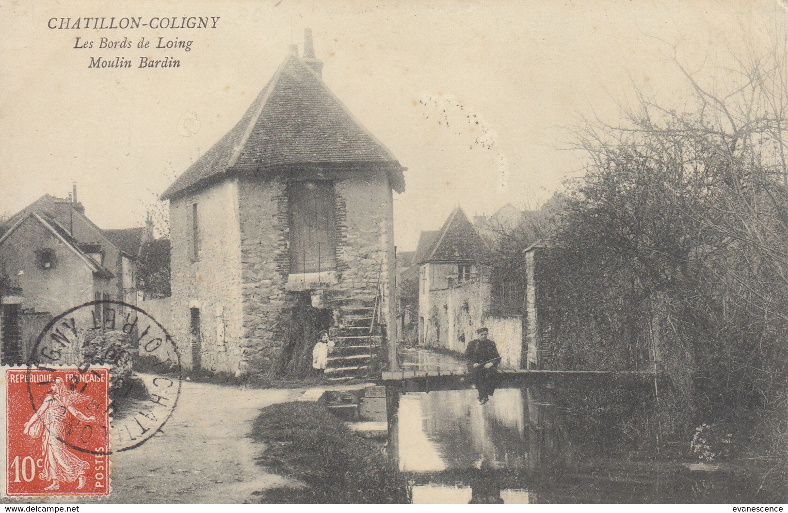 45 /   Chatillon Coligny : Le Boulin Bardin    ///   Ref. Déc. 21 /// N° 18.129 - Chatillon Coligny