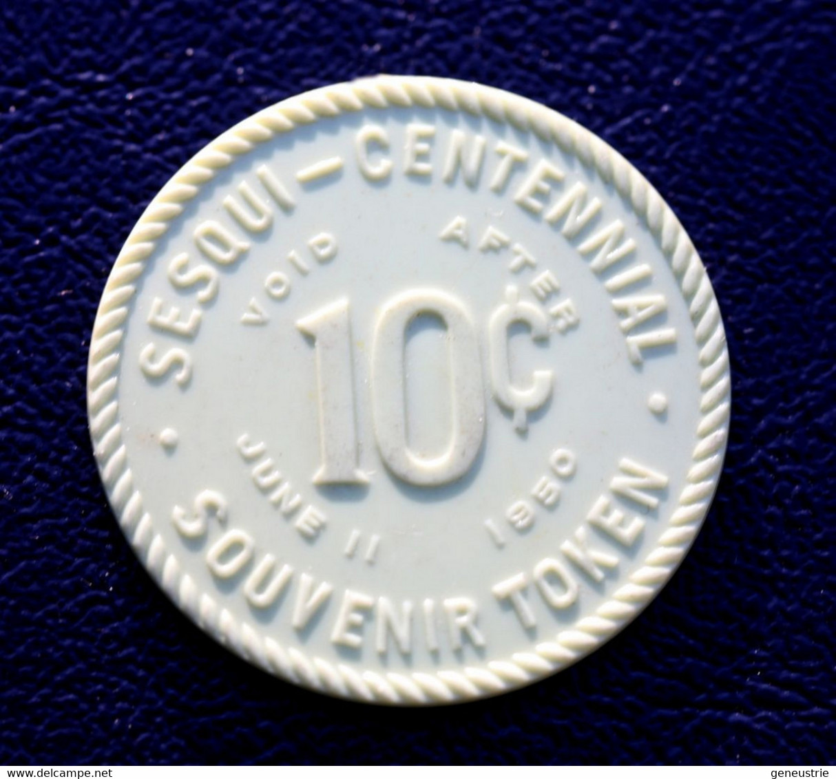 Beau Jeton De Nécessité 1800-1950 "10 Cent - Sesqui-centenal Souvenir Token - Lancaster & Fairfield County Ohio - USA - Monetary/Of Necessity