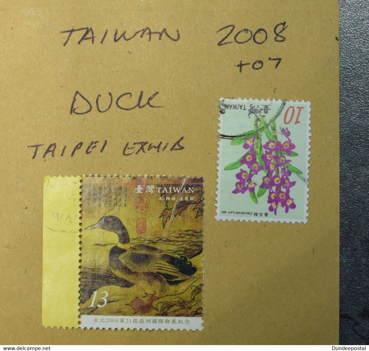 TAIWAN  STAMPS  Duck  Taipei Exhib.  2008    ~~L@@K~~ - Gebraucht