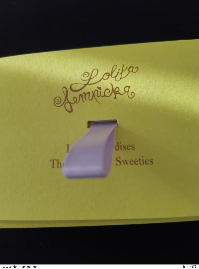 A. IMMEDIAT  Coffret Contenant  2 LES MIGNARDISES  De Lolita LEMPICKA - Accessoires