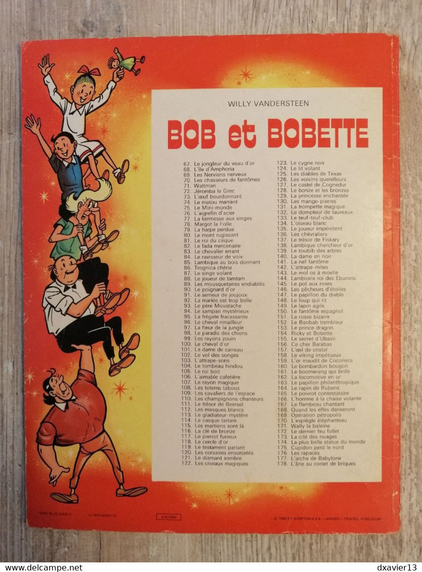 Bande Dessinée - Bob Et Bobette 160 - Le Bombardon Bougon (1980) - Bob Et Bobette