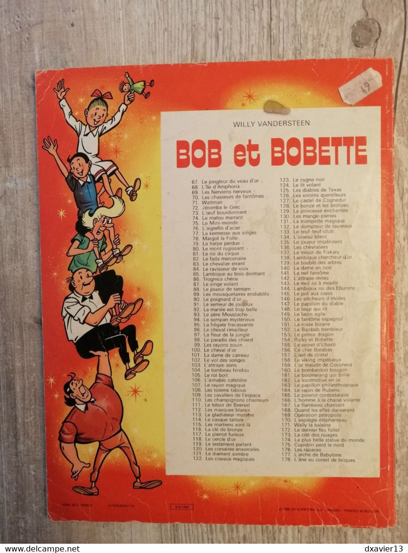 Bande Dessinée - Bob Et Bobette 160 - Le Bombardon Bougon (1980) - Suske En Wiske