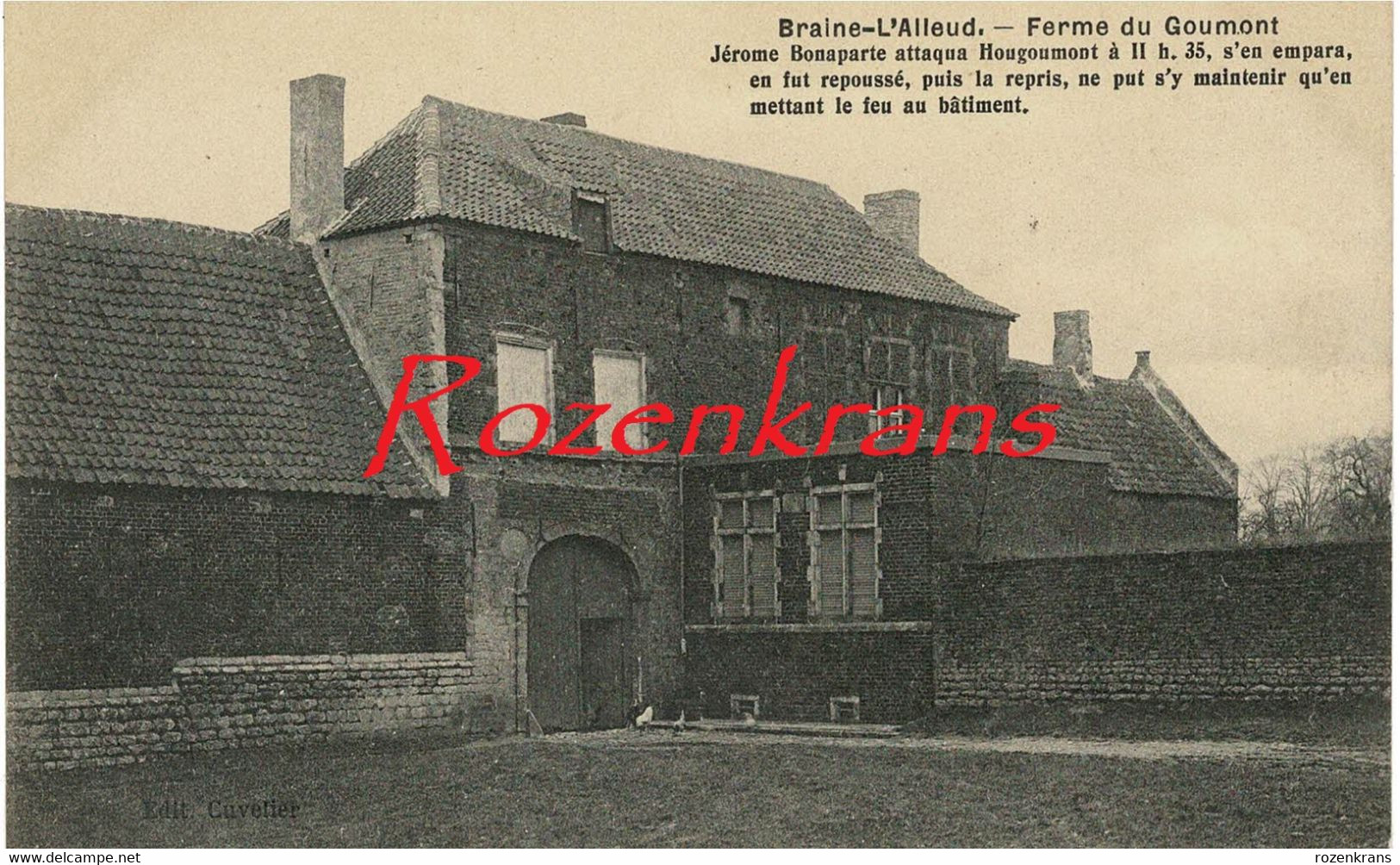 Braine-L'Alleud EIGENBRAKEL - Ferme Du Goumont Jérome Bonaparte Attaqua Hougoumont  CPA (En Très Bon état) - Eigenbrakel