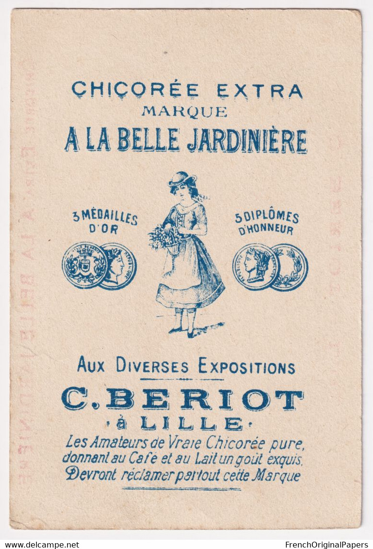 Anticipation Chromo Bériot Lille Duel Bateau Navigation Canoé Thème Sport Escrime Combat Canotage Aviron Rowing A63-36 - Tea & Coffee Manufacturers