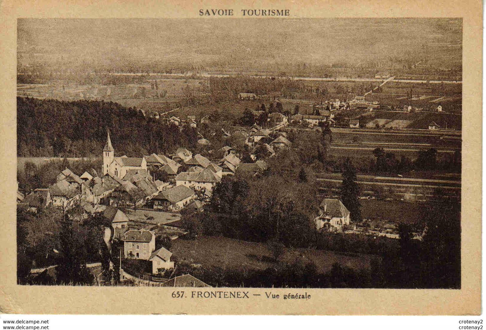 73 FRONTENEX Vers Albertville N°657 Vue Générale Savoie Tourisme L. Blanc Et Fils Photo éditeur Montmélian - Albertville