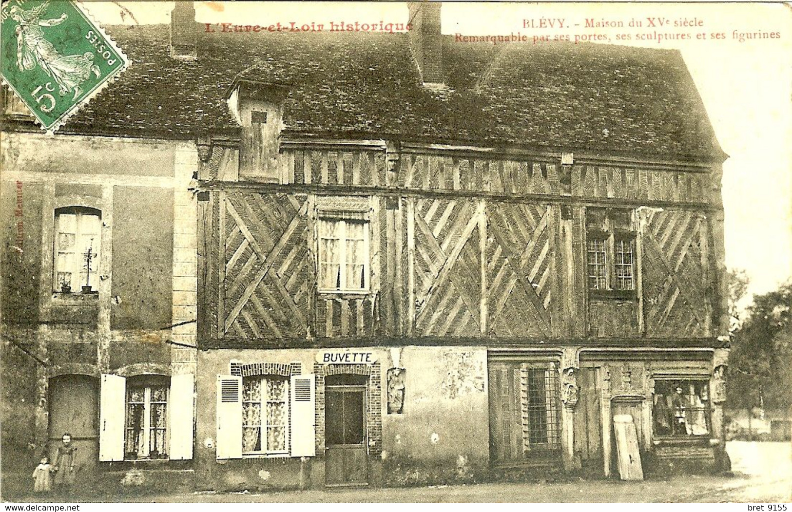 28 BLEVY CHATEAUNEUF EN THYMERAIS BOIRE UN VERRE DANS CETTE BUVETTE ME PLAIRAIT BEAUCOUP - Blévy