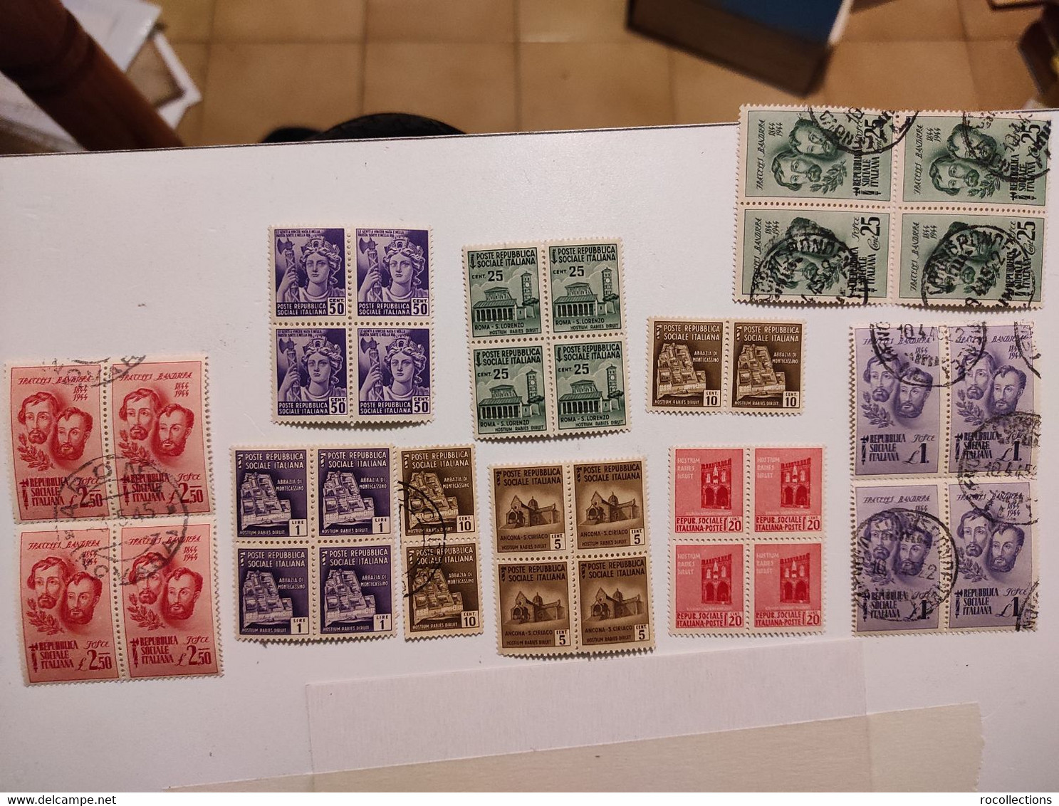 Italia Lot 36 Stamp Francobolli REPUBBLICA SOCIALE ITALIANA - Otros & Sin Clasificación