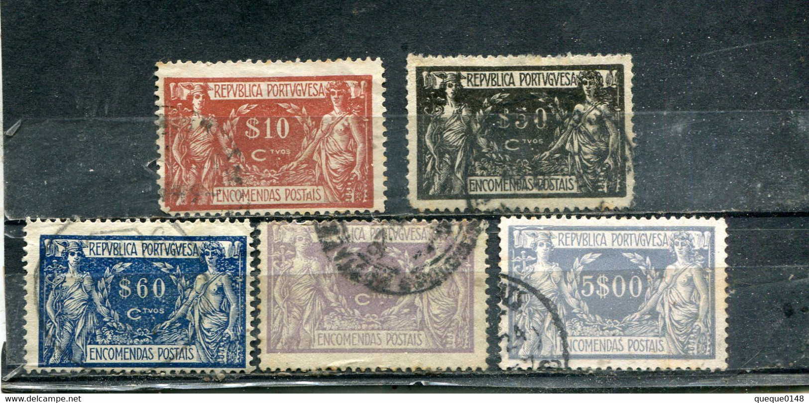 Portugal 1920-21 Yt 4 7-8 11 16 - Used Stamps