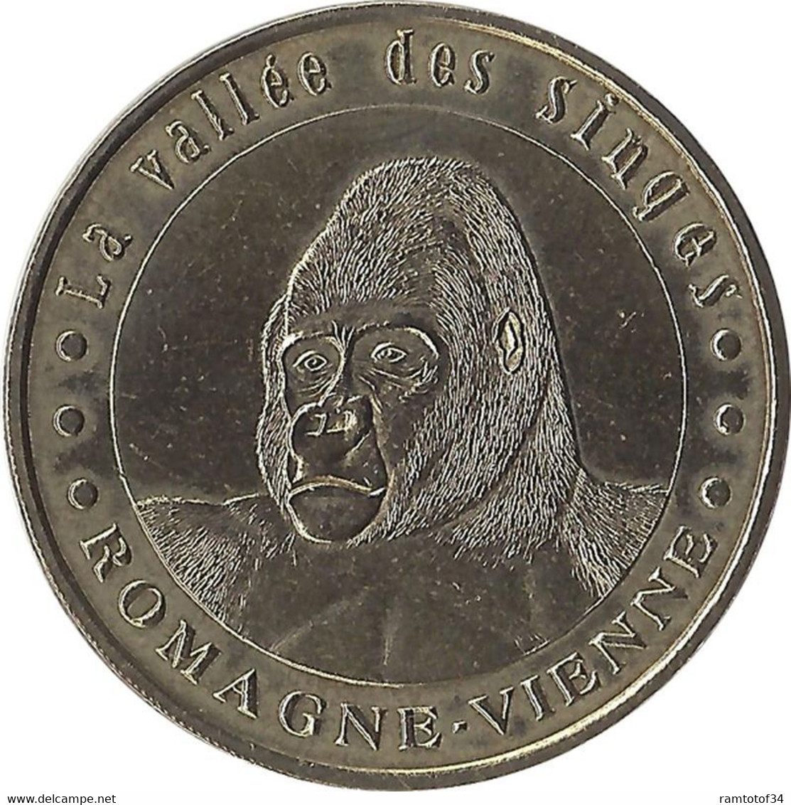 2005 MDP170 - ROMAGNE - La Vallée Des Singes 2 (Le Gorille) / MONNAIE DE PARIS - 2005