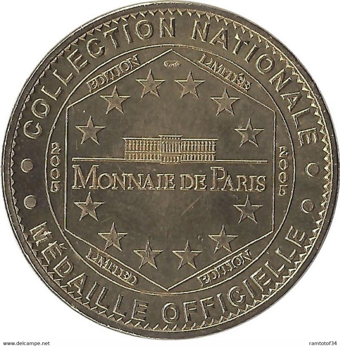 2005 MDP170 - ROMAGNE - La Vallée Des Singes 2 (Le Gorille) / MONNAIE DE PARIS - 2005