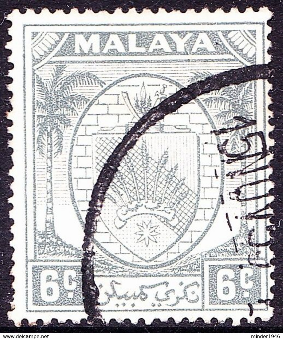 MALAYA KEDAH 1950 6c Grey SG80 FU - Kedah