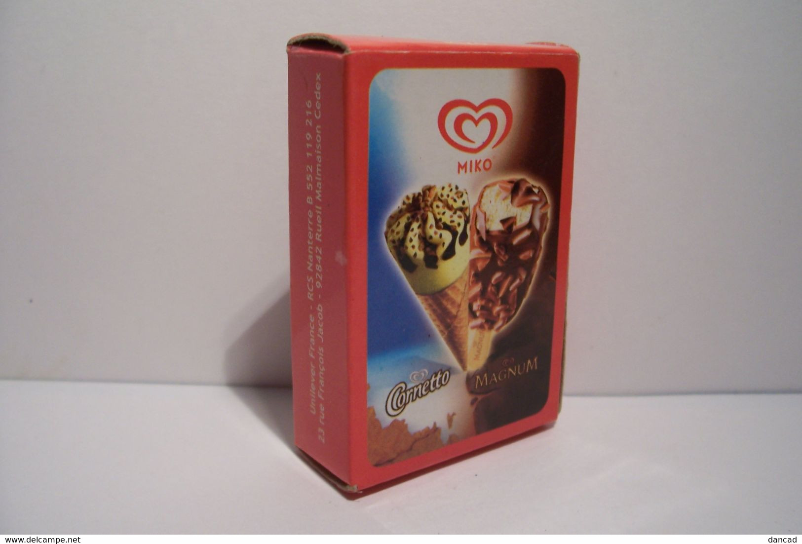MIKO  - Cornetto  -Magnum    - JEU DE 54 CARTES  - PUBLICITE - - 54 Cards