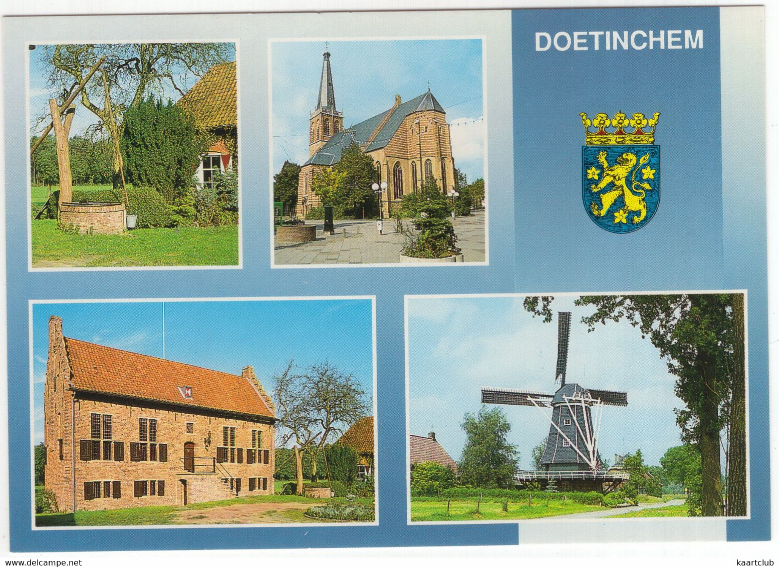 Doetinchem - (Gelderland, Nederland)  - Nr. DOE 4 - O.a. Molen, Kerk, Waterput - Doetinchem