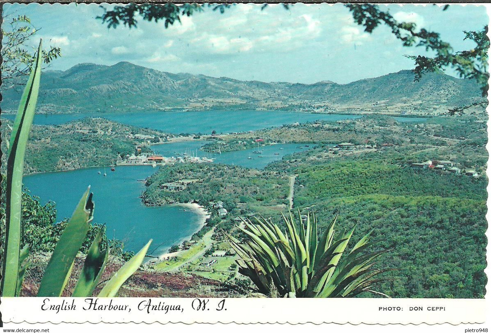 Antigua (W. I., Antille) English Harbour, General View - Antigua E Barbuda