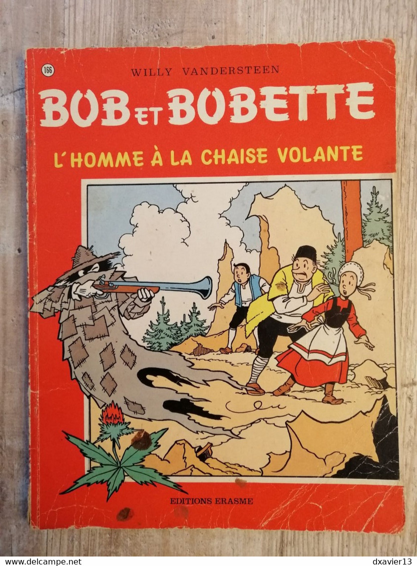 Bande Dessinée - Bob Et Bobette 166 - L'Homme à La Chaise Volante (1980) - Suske En Wiske