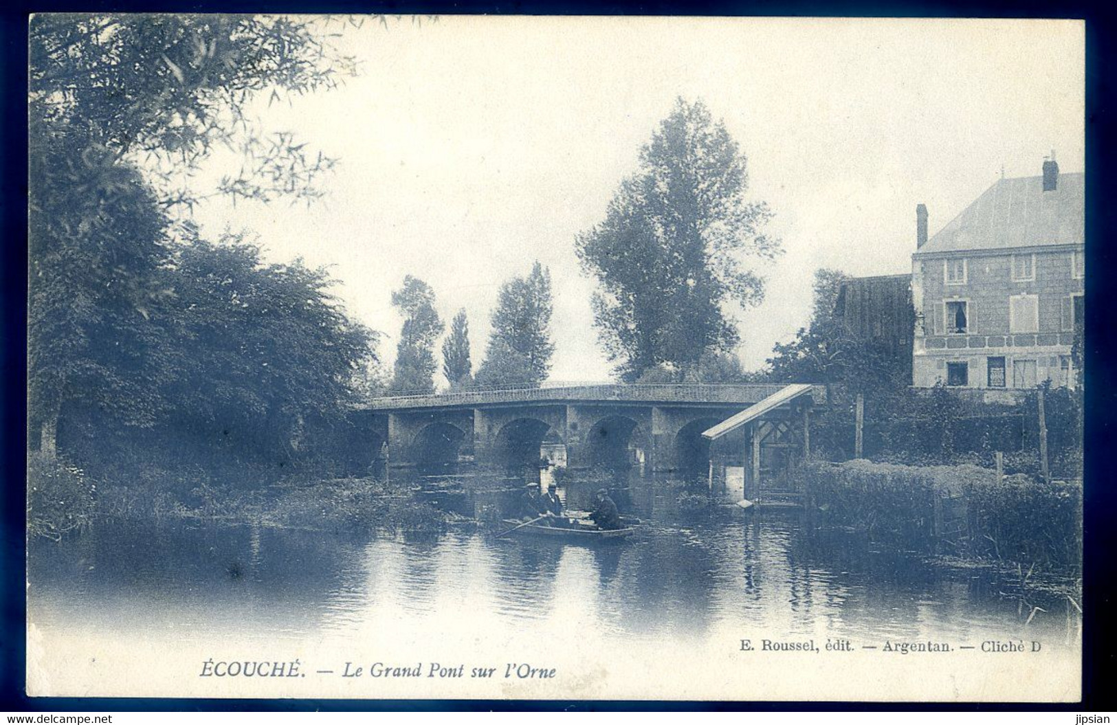 Cpa Du 61 Ecouché Le Grand Pont Sur L' Orne   SPT21-71 - Ecouche